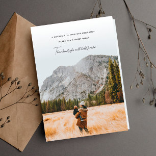 Mother's Day Heartfelt Quote Folded Holiday Card