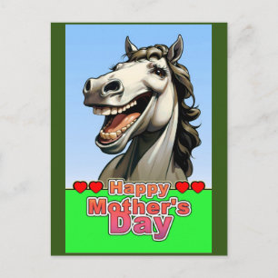 mothers day horse postcard