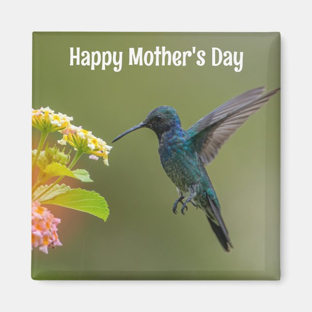 Mother's Day Hummingbird Magnet (Front)