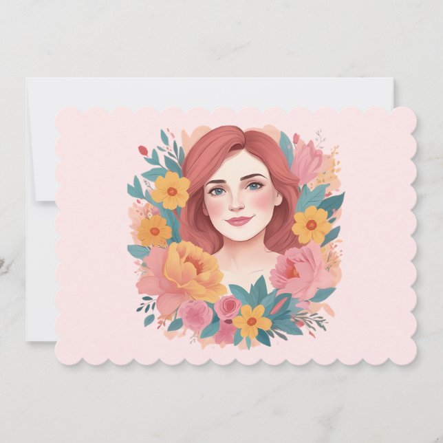 Mothers Day Illustrator Holiday Card (Front)