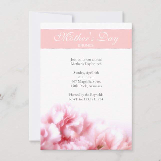 Mothers Day Invitation (Front)