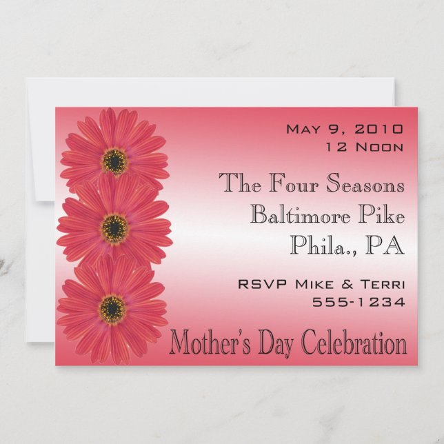 Mother's Day Invitations (Front)