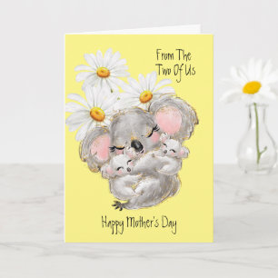 Mother's Day Koalas Greeting Card
