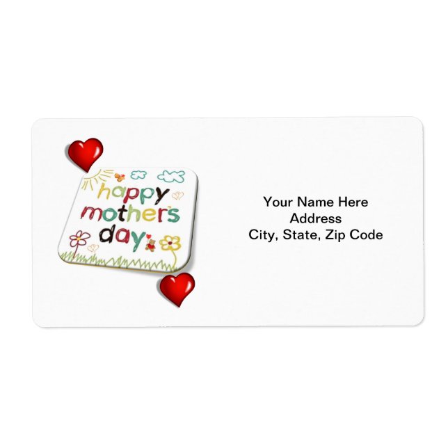 Mother's Day Labels (Front)