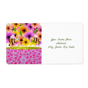 Mother's Day Labels Bumblebee