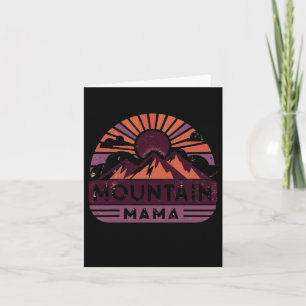 Mothers Day Love Hiking Mountain Mama Card