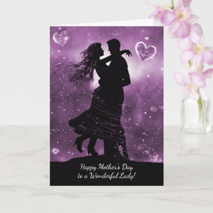 Mothers Day Love Romance with Dancing Couple Card