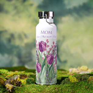 Mothers Day,Love That Never Fade,Tulip Flowers Wa Water Bottle