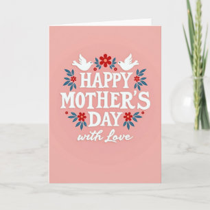Mothers Day Love Wreath Art Card
