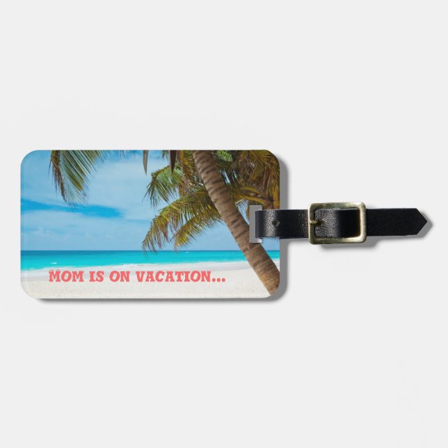 Mother's Day Luggage Tag (Front Horizontal)