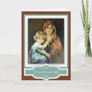 Mother's Day Madonna Child Jesus Virgin Mary Card