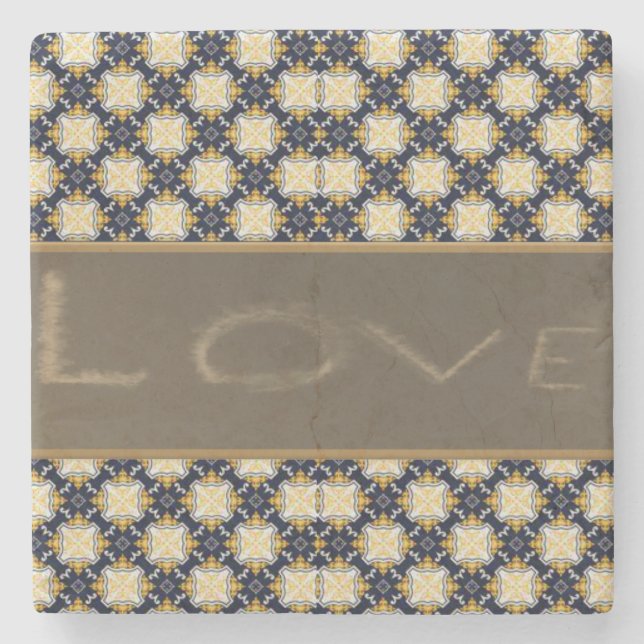 Mother's Day Marble Stone Coaster (Front)