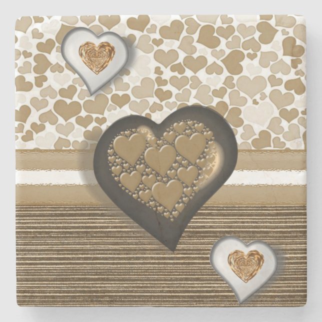 Mother's Day Marble Stone Coaster (Front)