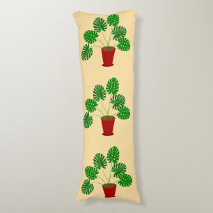 Mothers Day Monstera Plant Body Cushion
