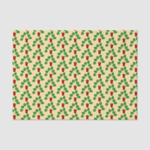 Mothers Day Monstera Plant Patterned Tissue Paper