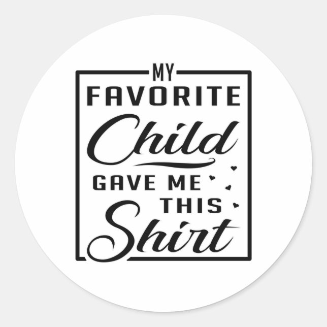 Mother's Day Mother Mothers Mommy Mom Gift Idea Classic Round Sticker (Front)