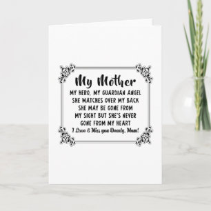 Mother's Day Mother Mummy Mothers Mum Gift Idea Card