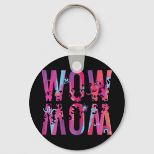 Mothers Day Mum Is Just Wow Upside Down Art Brush  Key Ring