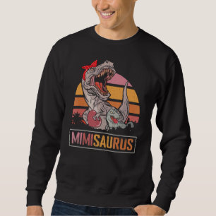 Mother's Day Mum Mimisaurus Dinosaur Mimi Rex Sweatshirt