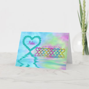 Mother's Day Mum - Mother - Hearts and Roses Card