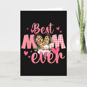 Mother's day mum tee from daughter women mum kids card