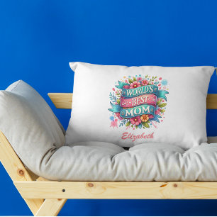 Mother's Day Nature Lovers Floral Personalised Decorative Cushion