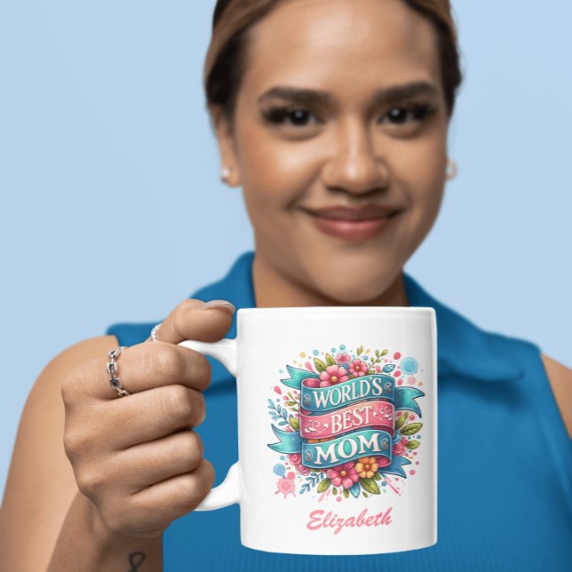 Mother's Day Nature Lovers Personalised Floral  Coffee Mug (Creator Uploaded)