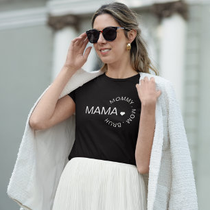 Mother's Day   New Mum   Mummy Bruh Black & White T-Shirt