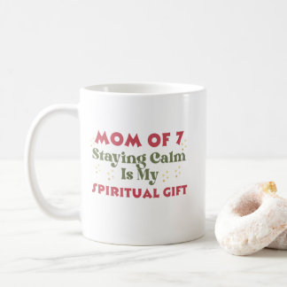 Mother's Day or Birthday, Mum Of 7 Coffee Mug