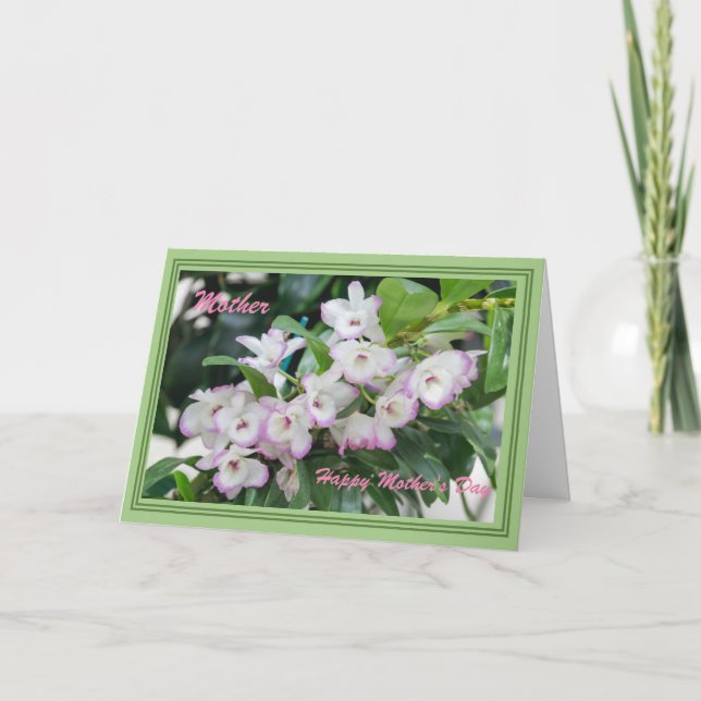 Mother's Day Orchids Card (Front)