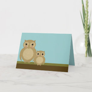 Mother's Day Owls Card