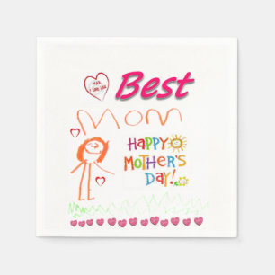 Mother's Day Paper Napkins