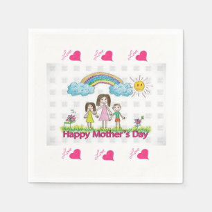Mother's Day Paper Napkins