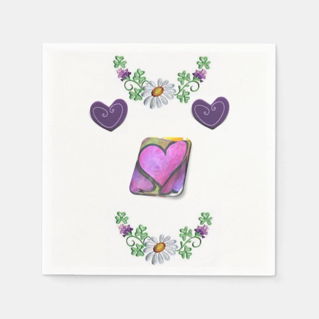 Mother's Day Paper Napkins (Front)