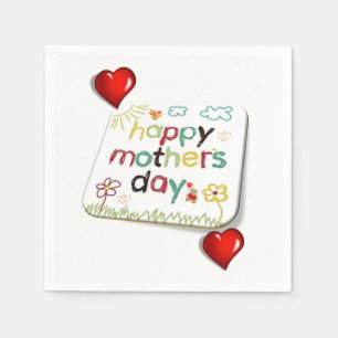 Mother's Day Paper Napkins