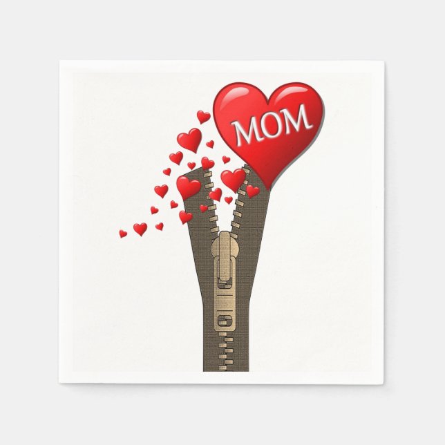Mother's Day Paper Napkins (Front)