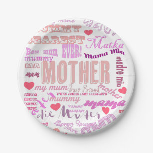 Mothers Day Paper plate