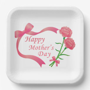 Mother's day paper plate