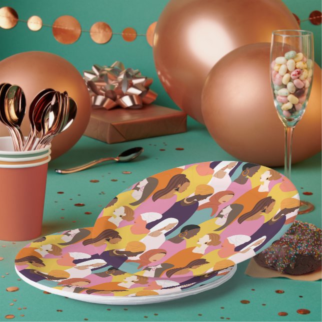 Mother's Day Paper Plates (Multi)