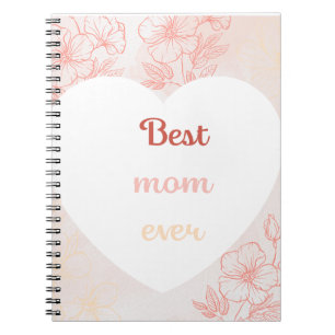 Mother's Day Pastel-Toned Notebook with Sentimenta