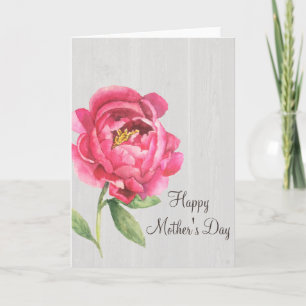 Mother's Day Peony Card