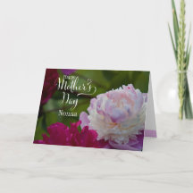 Mother's Day Peony Garden Greeting Card