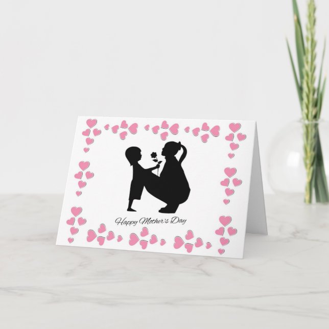 Mother's Day Personalised Greeting Card (Front)