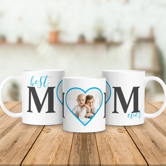 Mothers Day Photo Best Mum Ever Coffee Mug (Creator Uploaded)