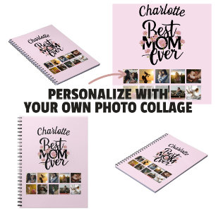 Mothers Day Photo Collage Best Mum Ever Keepsake Notebook