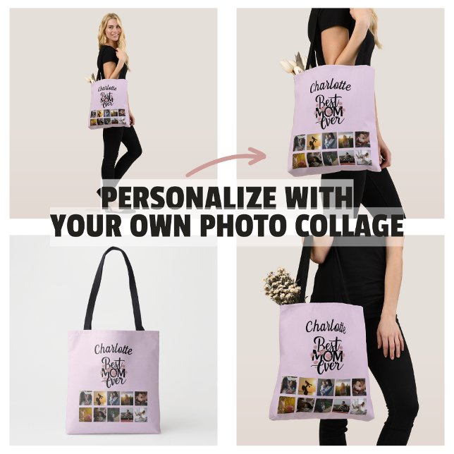 Mothers Day Photo Collage Best Mum Ever Keepsake Tote Bag (Mothers Day Photo Collage Best Mom Ever Keepsake Tote Bag
)