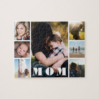 Mother's Day Photo Collage Mum Jigsaw Puzzle
