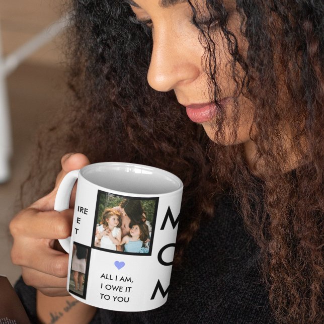 Mothers Day Photo Collage With Best Mum Quotes Coffee Mug (Creator Uploaded)