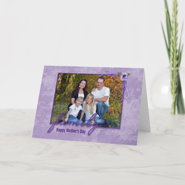 Mother's Day Photo Frame Card (Front)
