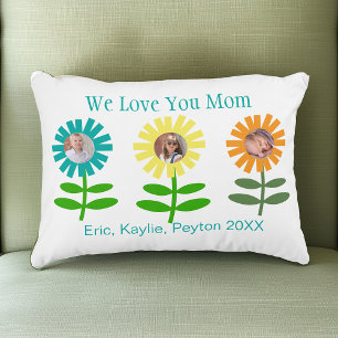 Mother's Day Photo Garden Decorative Cushion